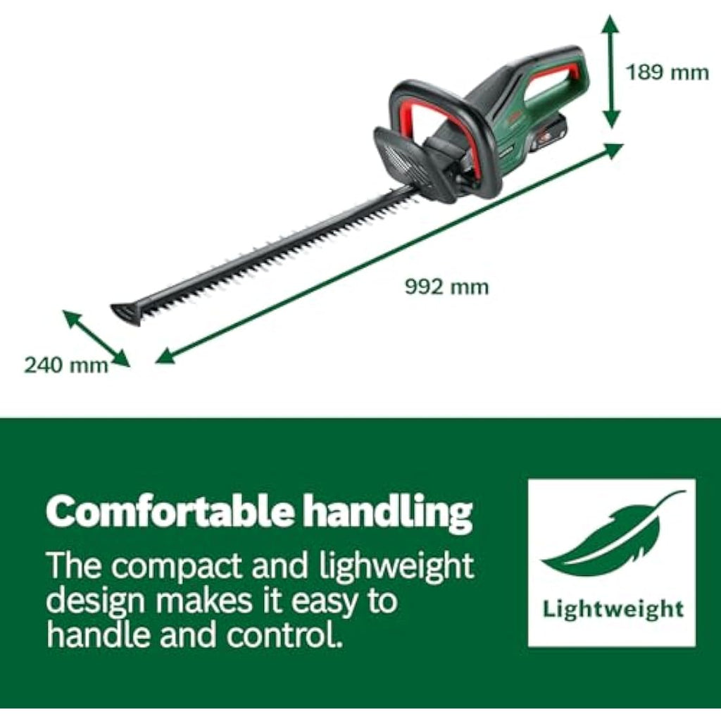 Bosch UniversalHedgeCut 18V-50 Cordless Hedge Trimmer – 50cm Blade