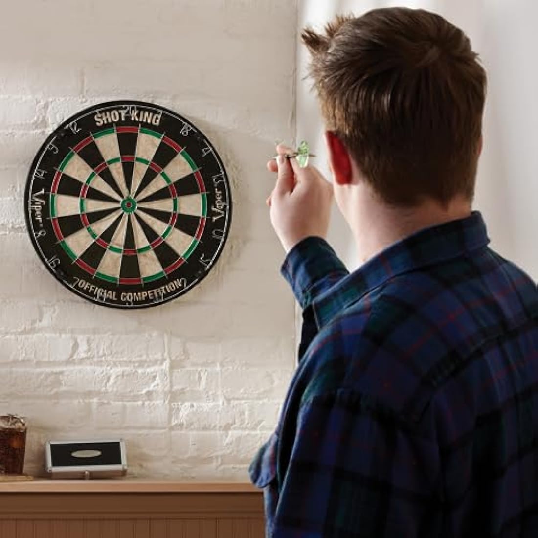 Regulation Bristle Dartboard Set – 17.75" Sisal with 6 Darts