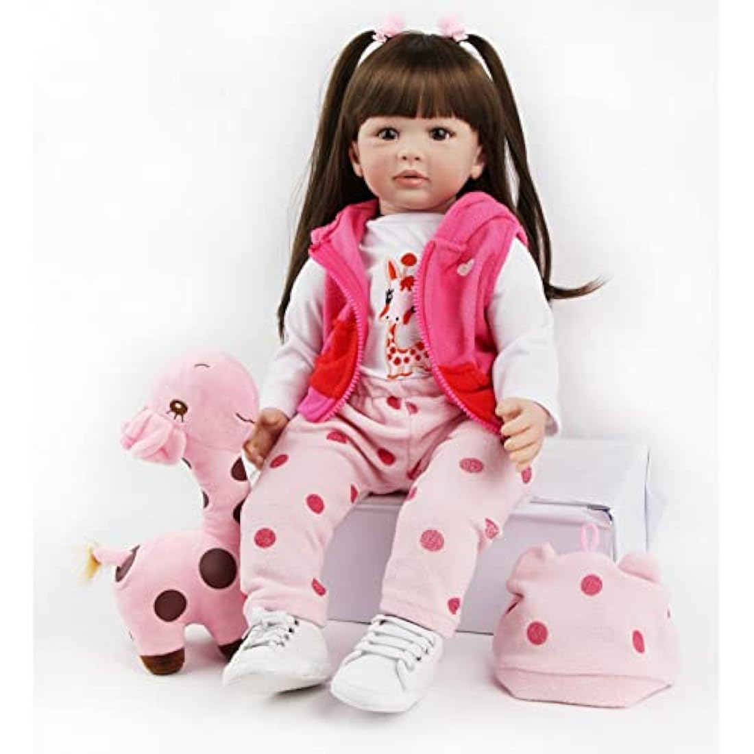 ZIYIUI 24 Inch Reborn Baby Doll | Realistic Soft Silicone Vinyl Girl