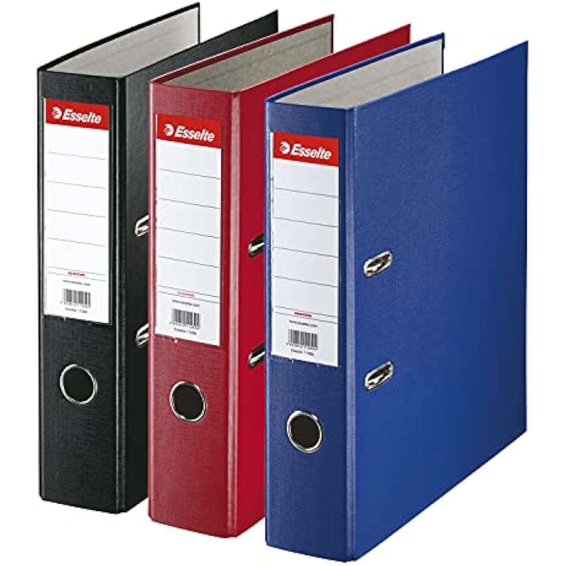 Esselte A4 Lever Arch File Folders - 550 Sheet Capacity - 3 Pack
