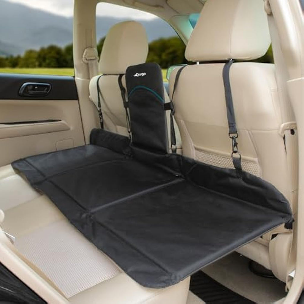Kurgo Rover Backseat Bridge | Waterproof Dog Car Seat Extender – Black