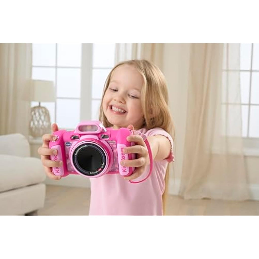 VTech KidiZoom Duo FX Kids Digital Camera | 8MP AR Filters - Pink