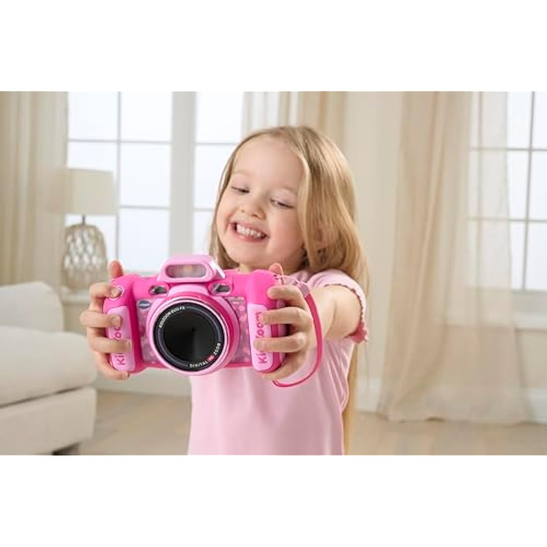 VTech KidiZoom Duo FX Kids Digital Camera | 8MP AR Filters - Pink