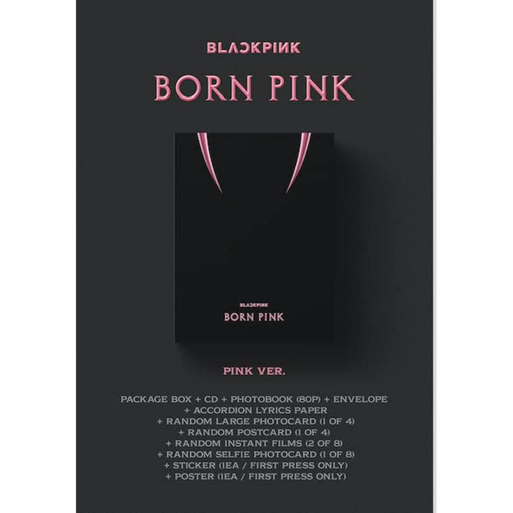 Blackpink Born Pink 2nd Album - Pink Version Package Box Set, Medium