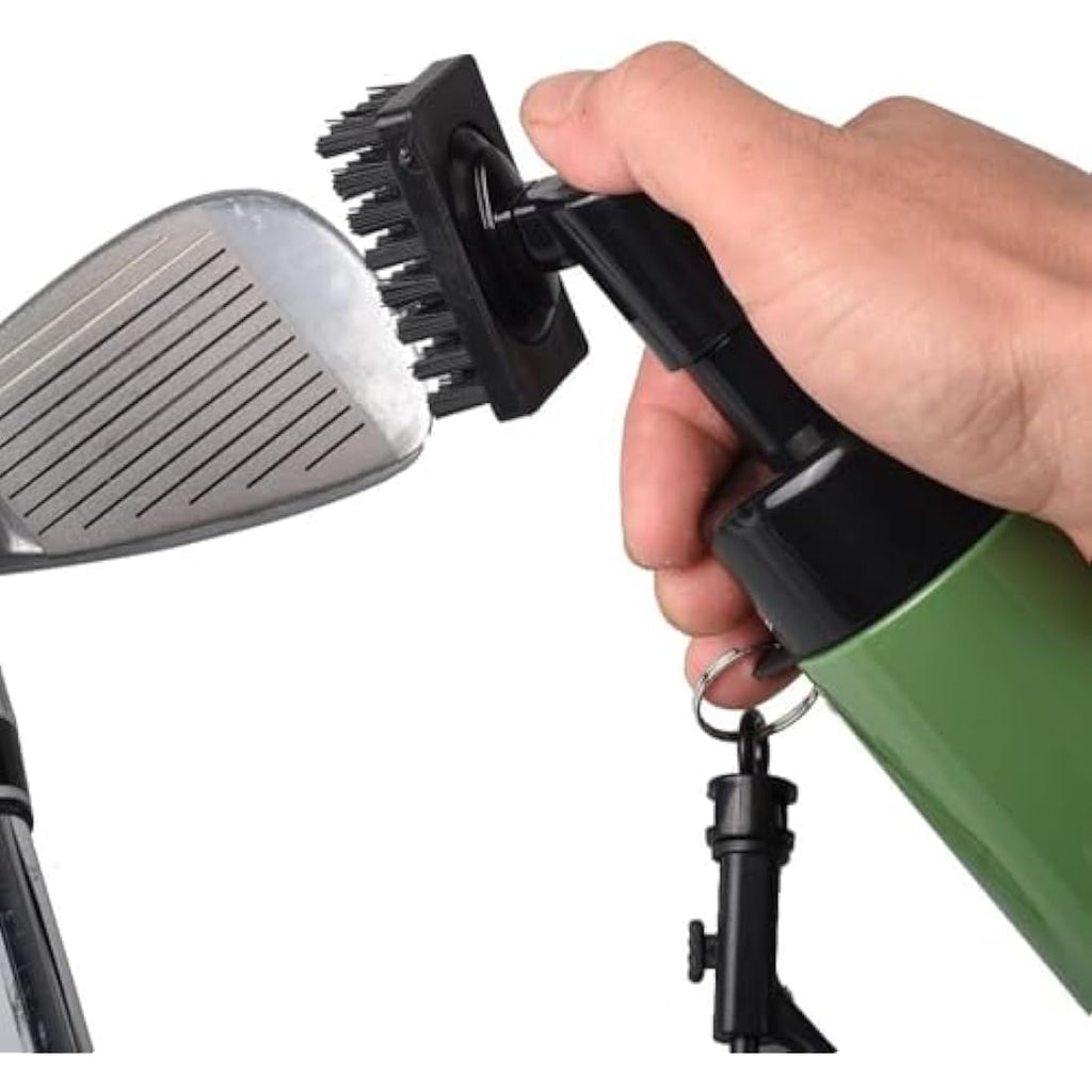 FUZVOL Golf Club Brush | 200ml Water Spray Groove Cleaner with Hook