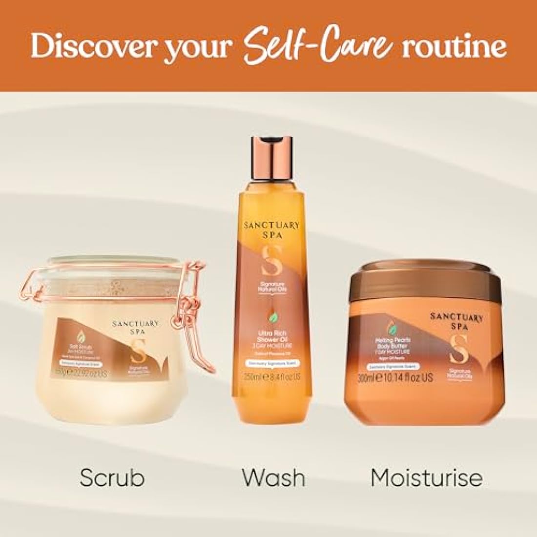 Sanctuary Spa Dead Sea Salt Body Scrub with Coconut Oil - 650g