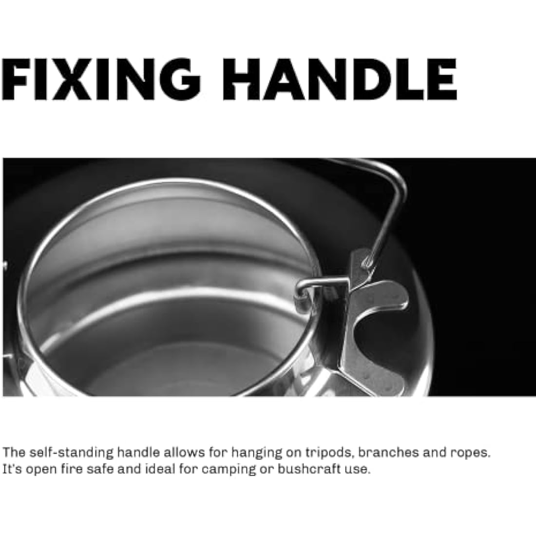 Fire Maple Antarcti 1.5L Stainless Steel Camping Kettle – Bushcraft Gear