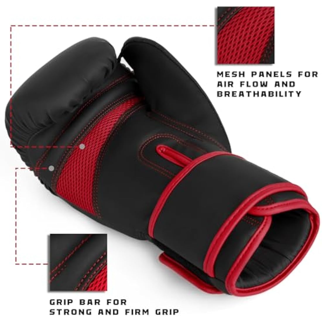 Islero EVO Matte Faux Leather Boxing Gloves with Hand Wraps – MMA Muay Thai