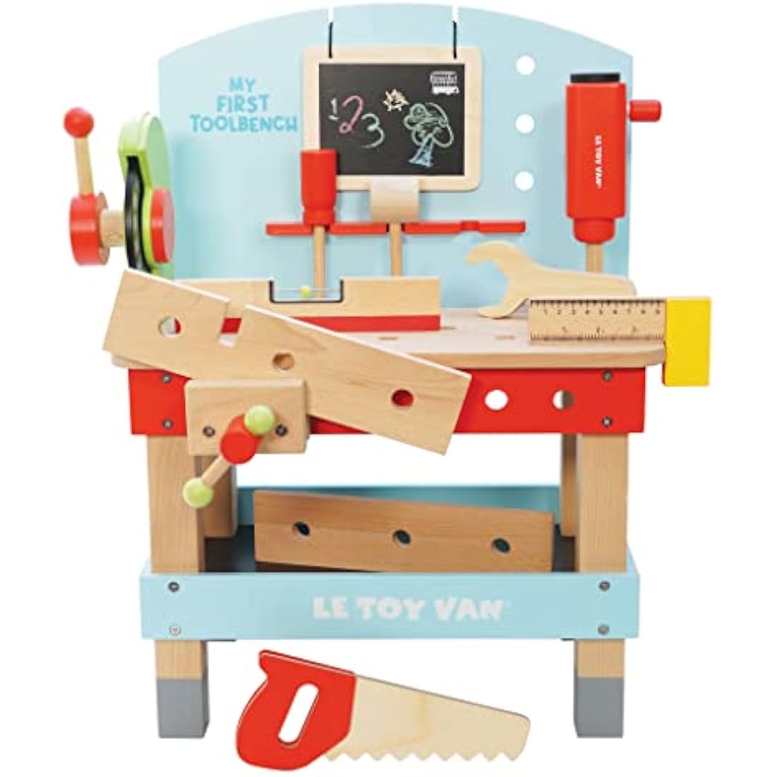 Le Toy Van Wooden Tool Bench Set – Educational Pretend Play Toy