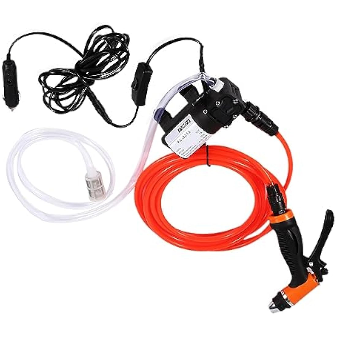 12V Portable Electric Car Washer Pump - High Pressure Device