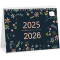 2025-2026 Desk Calendar – 18 Month Standing Flip Planner