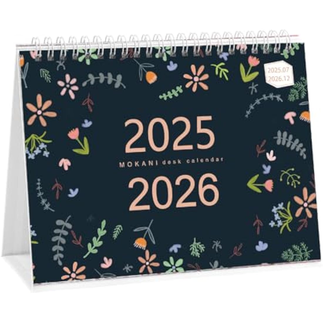 2025-2026 Desk Calendar – 18 Month Standing Flip Planner
