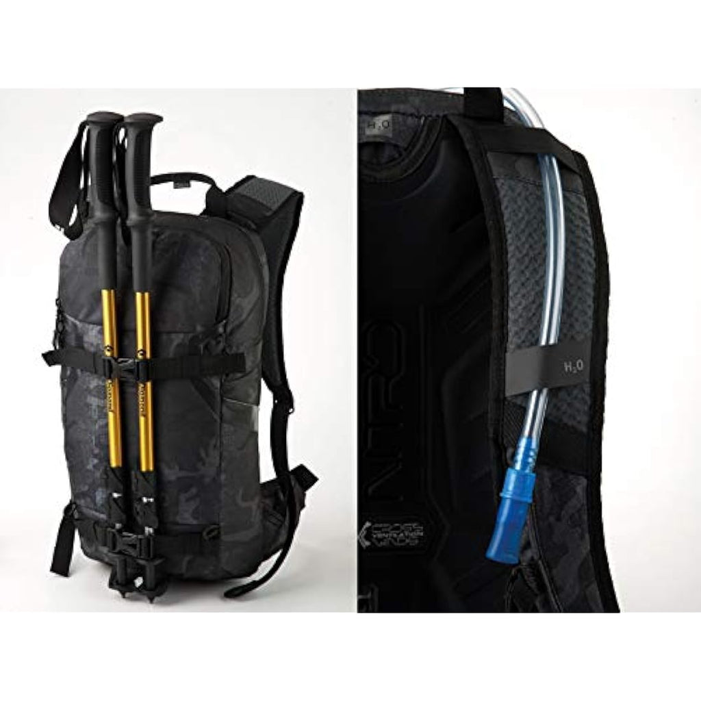 Nitro Rover 14L Mountain Bike Backpack – Forged Camo Hydration Pack