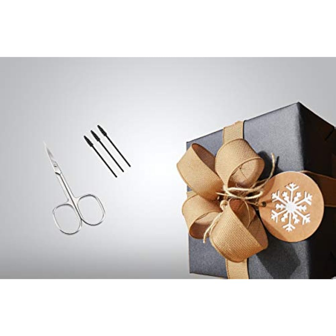 Eyebrow Scissors and Brush Set – Stainless Steel Trimming Kit