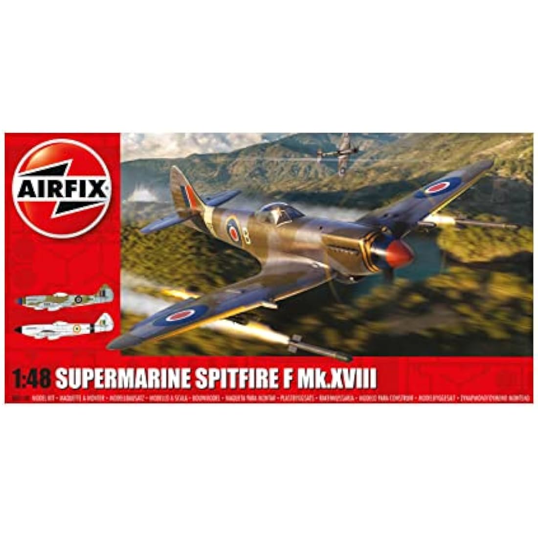 Airfix Supermarine Spitfire F Mk.XVIII 1:48 Scale Model Plane Kit