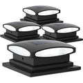 Siedinlar Solar Post Cap Lights | 2 Modes LED Outdoor Fence Decor | 4 Pack