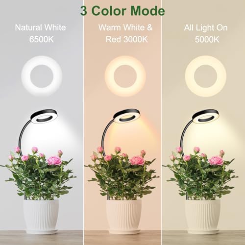 Wolezek Full Spectrum LED Grow Lights for Indoor Plants - 2 Pack