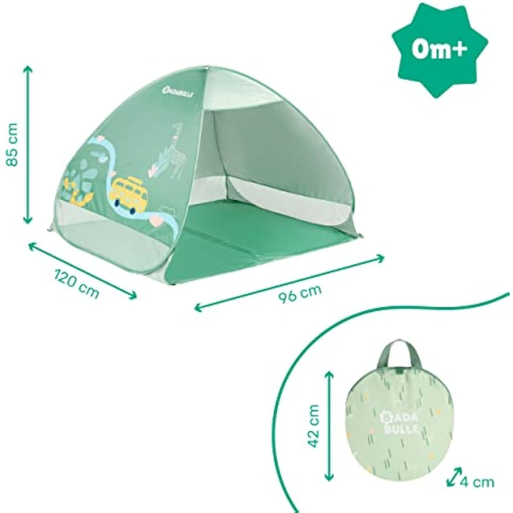 Badabulle Baby Beach Tent – UPF 50+ UV Protection Pop-Up Sun Shade