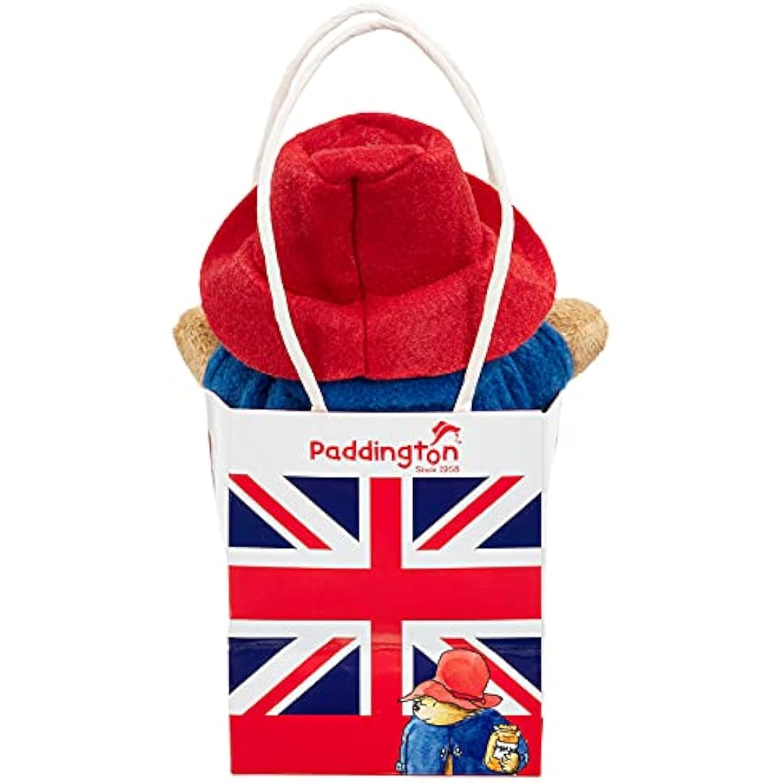 Rainbow Designs Paddington Bear Soft Plush Toy with Union Jack Bag