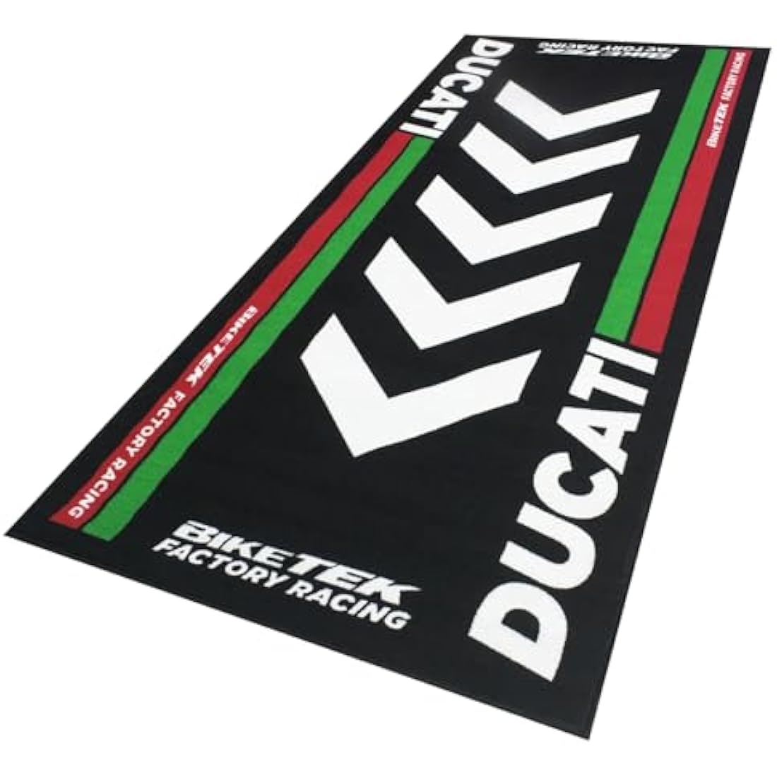 Biketek Series 4 Ducati Garage Mat – 190x80cm Non-Slip Workshop Mat