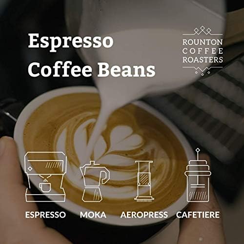 Rounton Coffee Colombian Dark Roast Whole Beans - 1kg Specialty Arabica