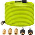 M MINGLE Pressure Washer Hose – 50 FT x 1/4" 3600 PSI with M22 Fittings