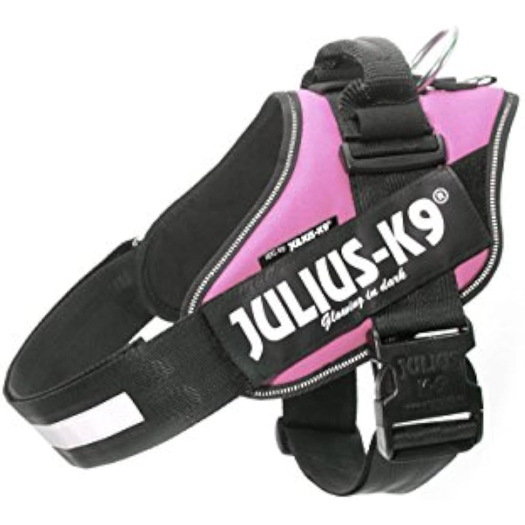 IDC Powerharness Dog Harness – Durable Reflective Gear, Pink, Size 3XL/4