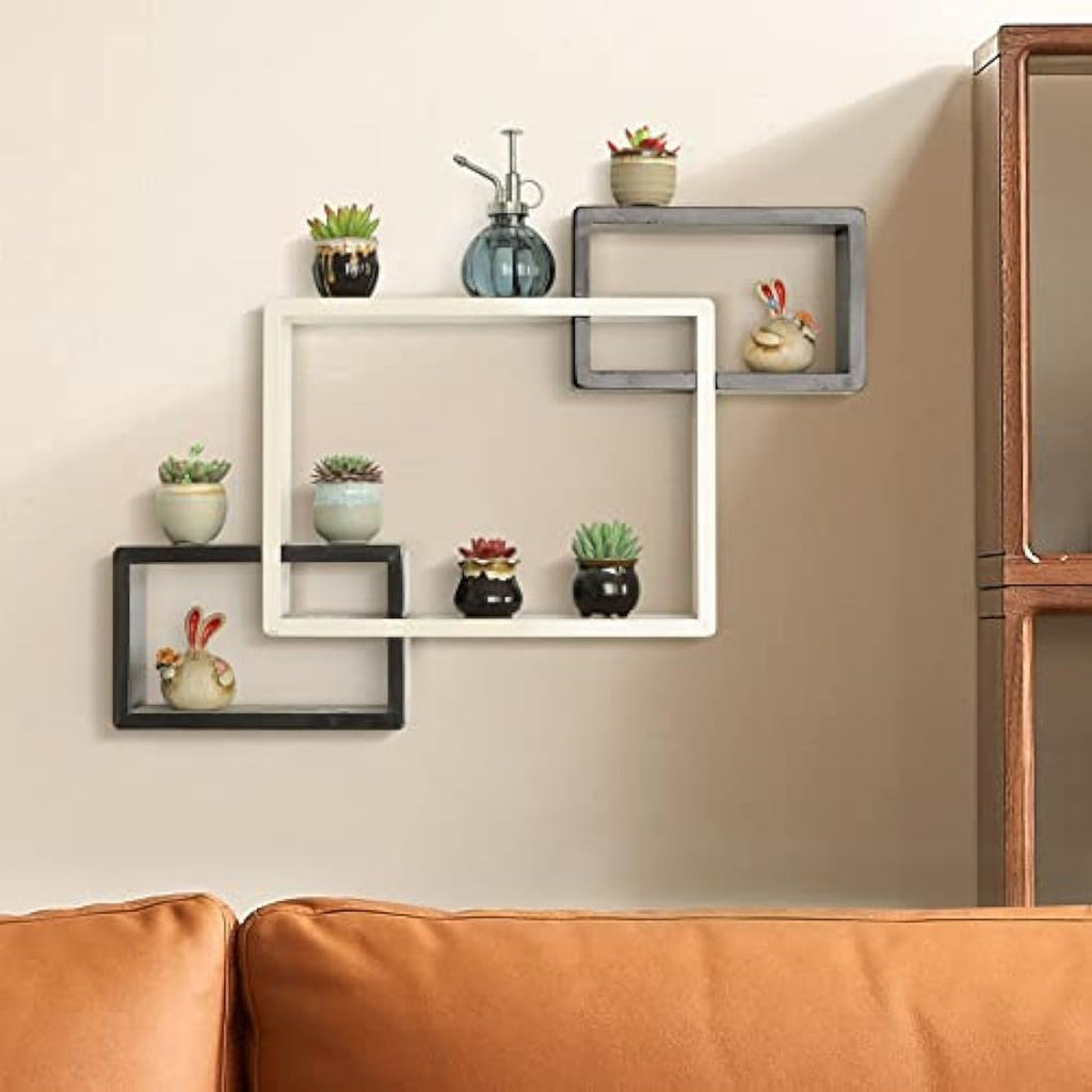 T4U Mini Ceramic Succulent Pots with Drainage - Set of 6 Porcelain Planters