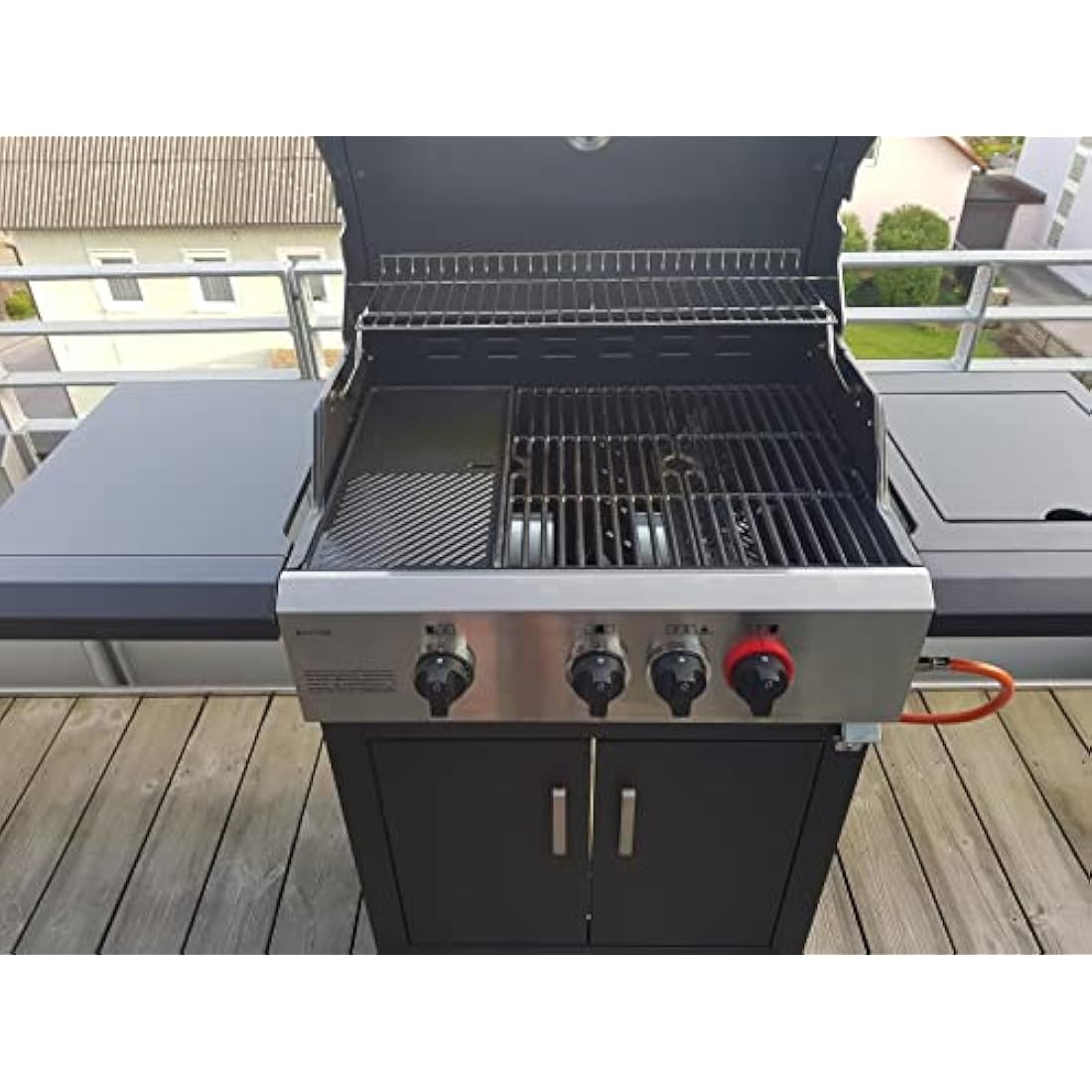 GFTIME Cast Iron Grill Griddle 43x20.5cm for Enders Boston & Monroe 3
