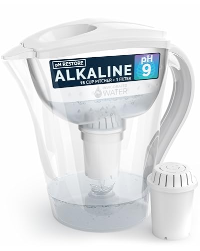 Invigorated Living Alkaline Water Filter Pitcher – 3.5L BPA-Free Jug