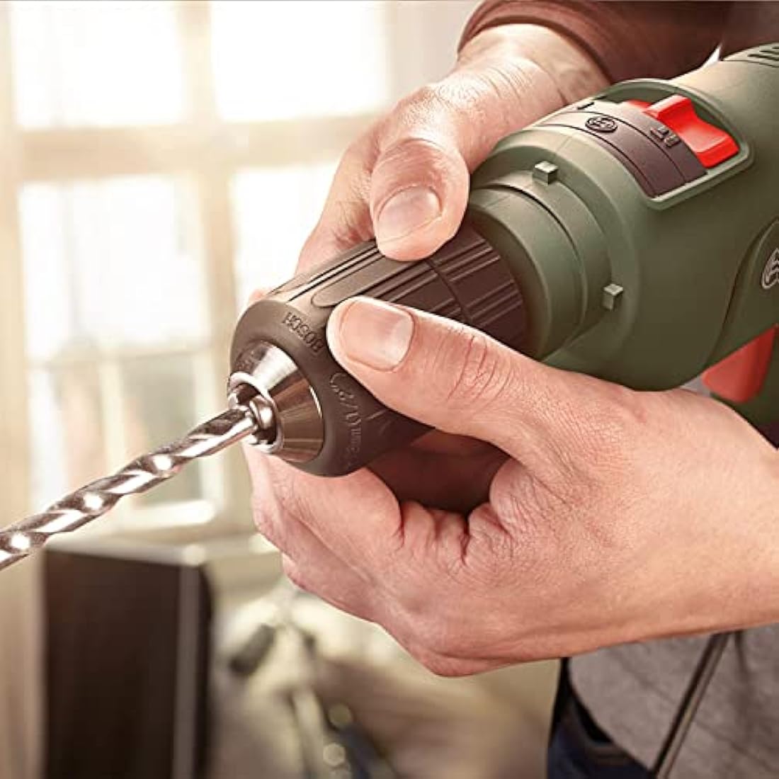 Bosch EasyImpact 600 Electric Combi Drill - 600W with Carrying Case