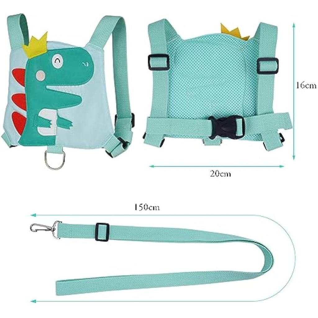 Baby Reins – Dinosaur Toddler Safety Harness & Leash, Green