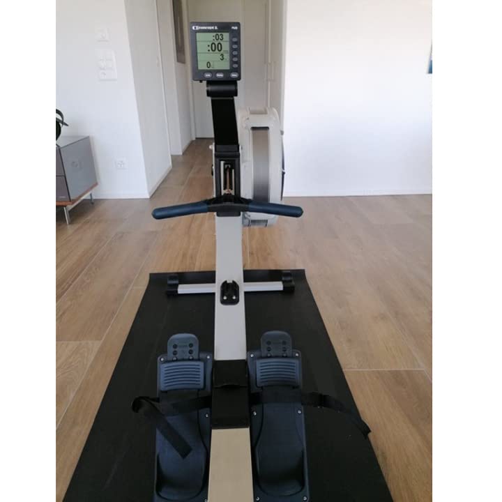 MAUMI Rubber Rowing Machine Mat for Concept 2 & WaterRower - 250x70cm