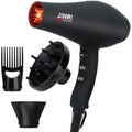JINRI 2400W Professional Ionic Hair Dryer with Diffuser and Concentrator