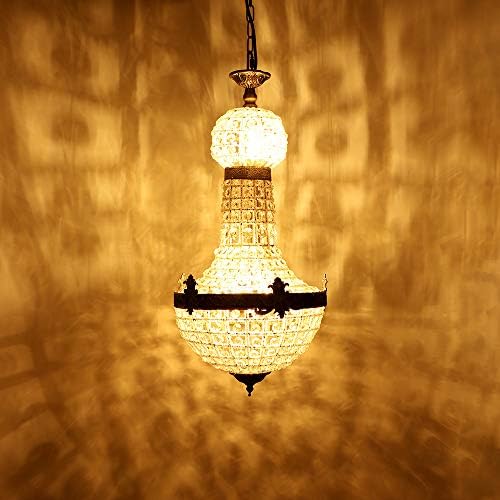 Newrays Royal Empire Crystal Chandelier – Vintage G9 Ceiling Light
