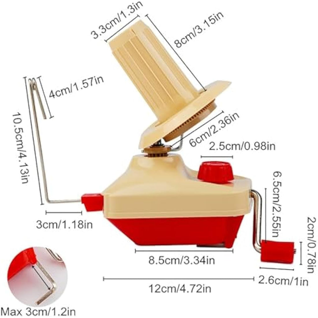 Jolof Store Yarn Ball Winder Kit with Pompom Makers and Stitch Markers