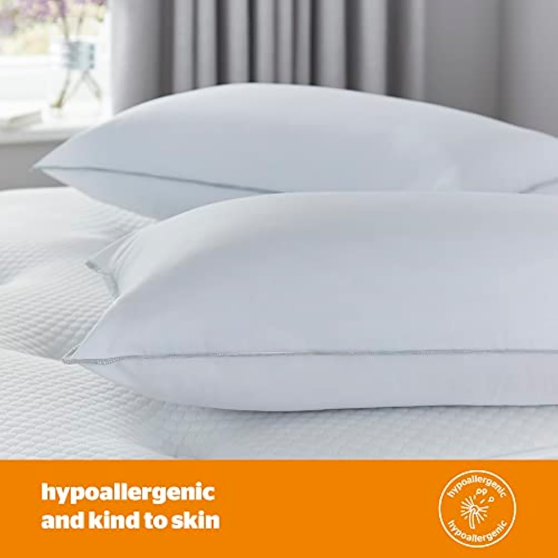 Silentnight Firm Support Orthopaedic Pillows - Side Sleeper 2 Pack