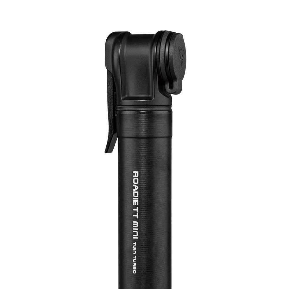 Topeak Roadie TT Mini Pump – High Pressure 160psi Aluminum Bike Pump