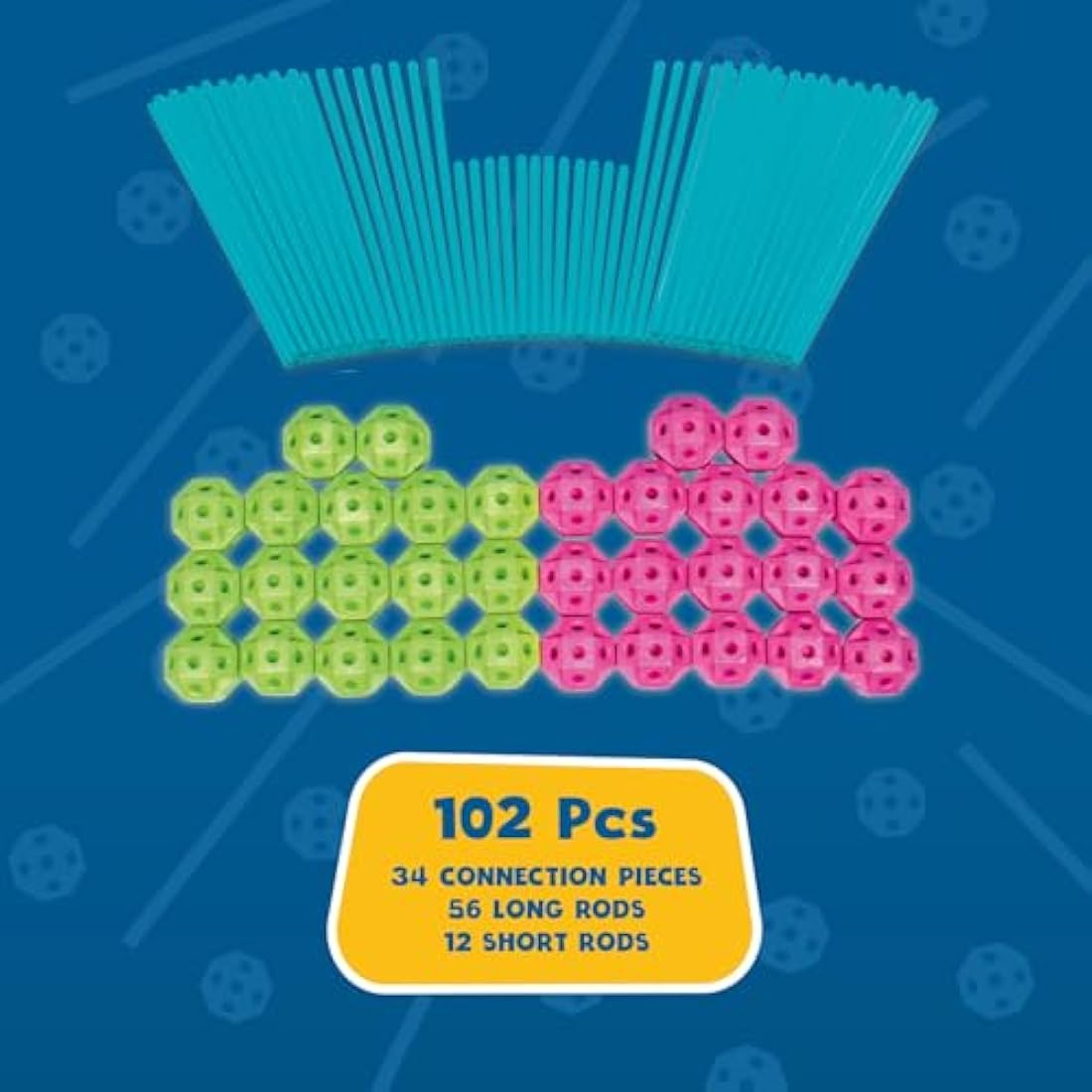 XL Fort Building Kit – 102 Piece STEM Construction Toy