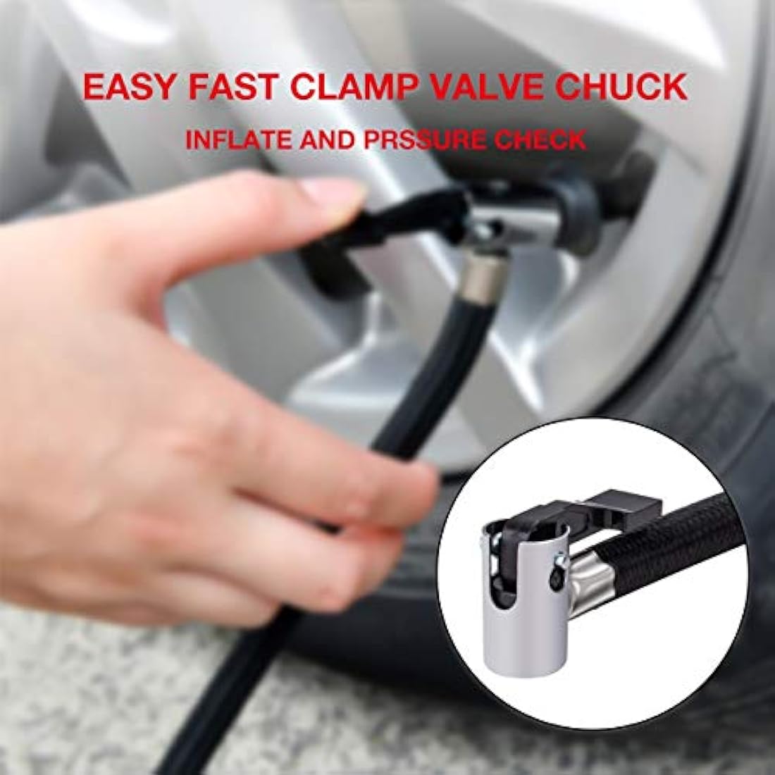 KATSU 12V Portable Digital Car Tyre Inflator | 120PSI Air Compressor