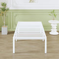 Small Single Bed Frame – Heavy Duty Metal with Steel Slats