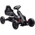 HOMCOM Kids Pedal Go Kart – Ride On Racer with Adjustable Seat & EVA Tyres