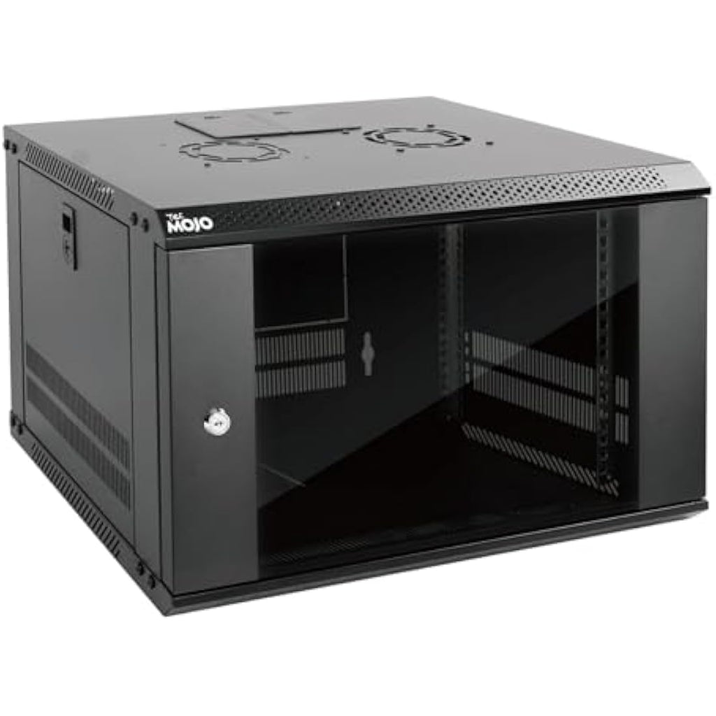 Tecmojo 6U Wall Mount Server Cabinet | 450mm Deep IT Network Rack