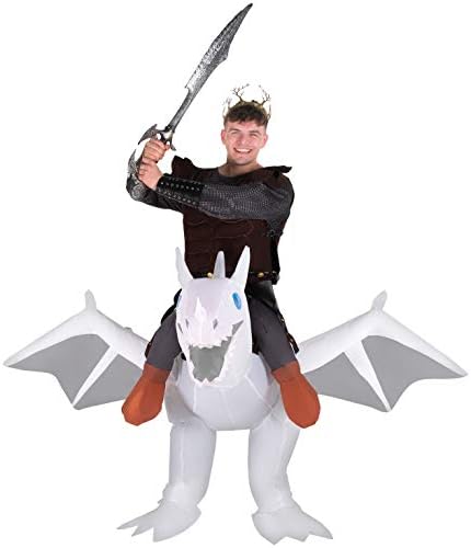 Morph Adult Inflatable Ride-On Dragon Halloween Fancy Dress Costume