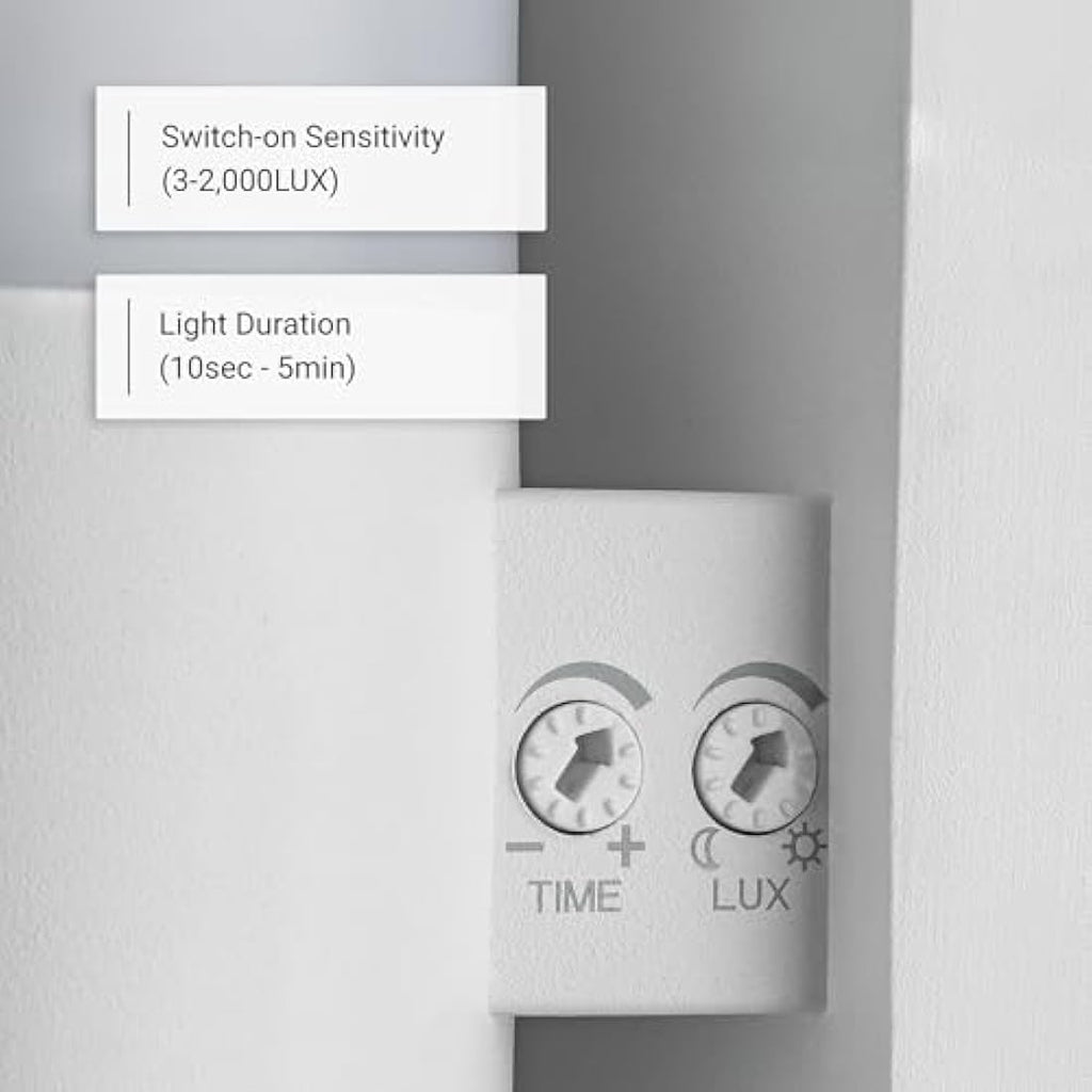 SEBSON LED Outdoor Wall Light with PIR Motion Sensor - 20W IP65 Cool White