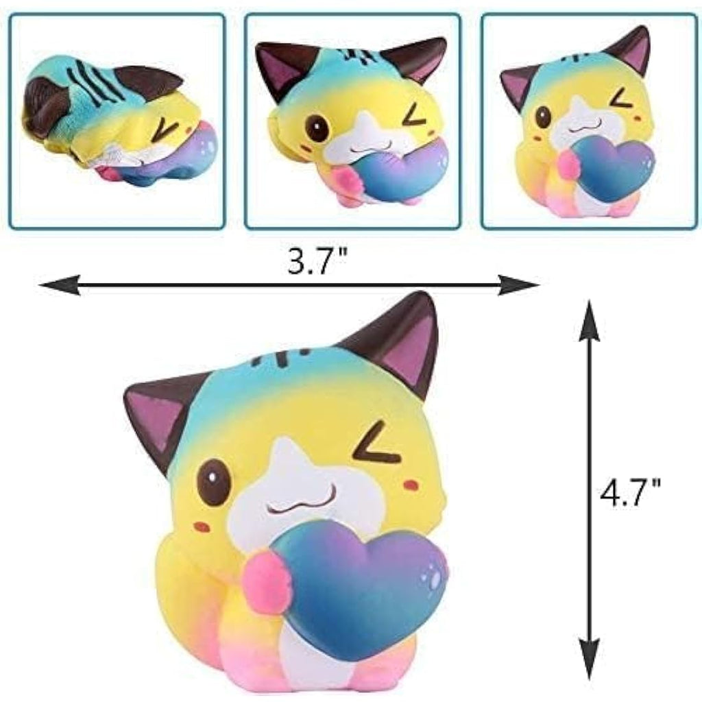 Anboor 3 Pcs Dog & Cat Squishies – Scented Slow Rising Stress Relief Toys