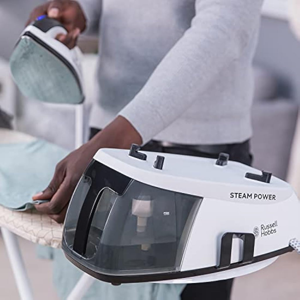 Russell Hobbs Steam Power Generator Iron – 2400W, 1.3L Water Tank