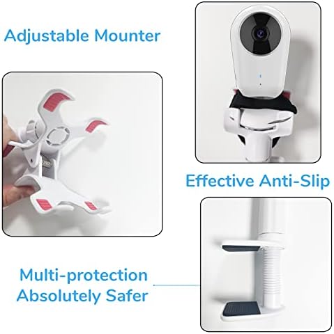 TakTark Universal Baby Monitor Holder – Flexible Gooseneck Camera Mount