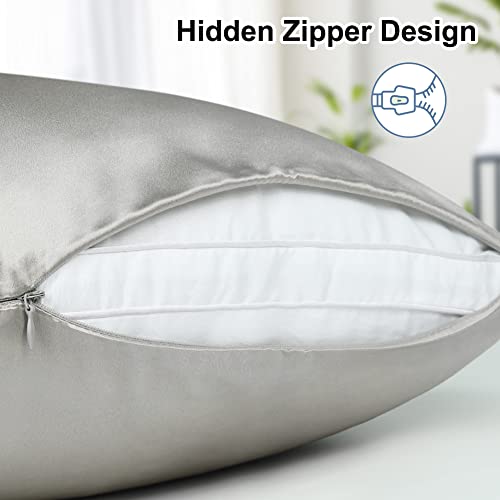 Tenn Well 2-Pack Mulberry Silk Pillowcase | 19 Momme 100% Pure Silk
