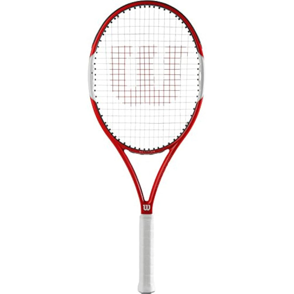 Wilson Six.One Lite 102 Tennis Racket – Red/Grey Full Graphite